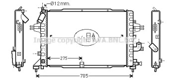 Теплообменник AVA QUALITY COOLING OLA2383