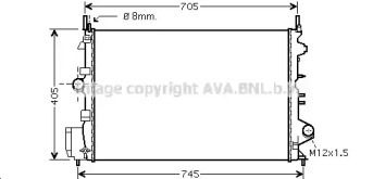 Теплообменник AVA QUALITY COOLING OLA2462