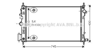 Теплообменник AVA QUALITY COOLING OLA2472