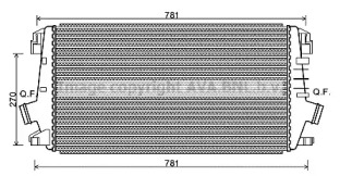 Теплообменник AVA QUALITY COOLING OLA4550