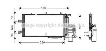 Конденсатор AVA QUALITY COOLING OLA5370D