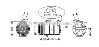 Компрессор AVA QUALITY COOLING OLAK138