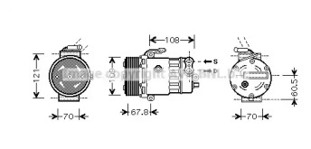 Компрессор AVA QUALITY COOLING OLAK139