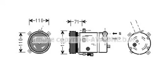 Компрессор AVA QUALITY COOLING OLAK276