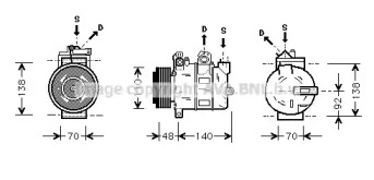 Компрессор AVA QUALITY COOLING OLAK356