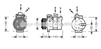 Компрессор AVA QUALITY COOLING OLAK357