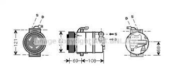 Компрессор AVA QUALITY COOLING OLAK358