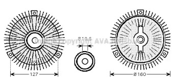 Сцепление AVA QUALITY COOLING OLC555