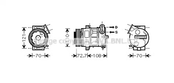 Компрессор AVA QUALITY COOLING OLK419