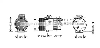 Компрессор AVA QUALITY COOLING OLK464