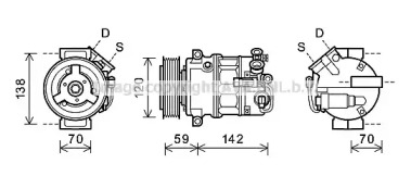 Компрессор AVA QUALITY COOLING OLK579