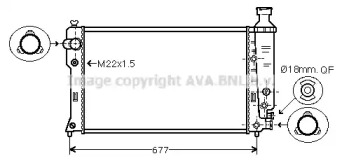 Теплообменник AVA QUALITY COOLING PE2132