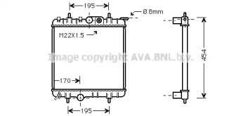 Теплообменник AVA QUALITY COOLING PE2188