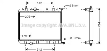 Теплообменник AVA QUALITY COOLING PE2222