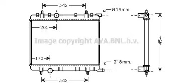 Теплообменник AVA QUALITY COOLING PE2250