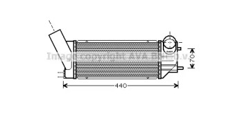 Теплообменник AVA QUALITY COOLING PE4279