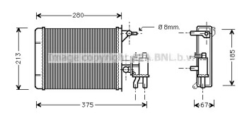 Теплообменник AVA QUALITY COOLING PE6134