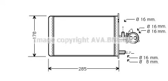 Теплообменник AVA QUALITY COOLING PE6173