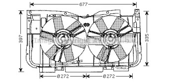 Вентилятор AVA QUALITY COOLING PE7515