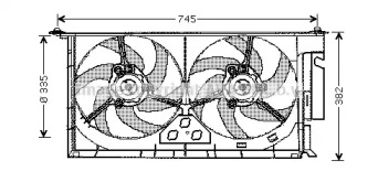 Вентилятор AVA QUALITY COOLING PE7537