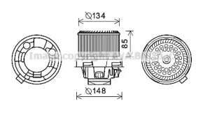 Электродвигатель AVA QUALITY COOLING PE8374