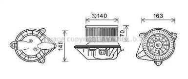 Электродвигатель AVA QUALITY COOLING PE8375