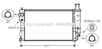 Теплообменник AVA QUALITY COOLING PEA2127