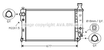 Теплообменник AVA QUALITY COOLING PEA2135