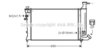 Теплообменник AVA QUALITY COOLING PEA2136