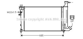 Теплообменник AVA QUALITY COOLING PEA2148