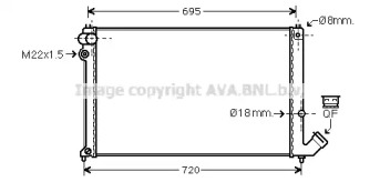 Теплообменник AVA QUALITY COOLING PEA2181