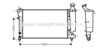 Теплообменник AVA QUALITY COOLING PEA2262