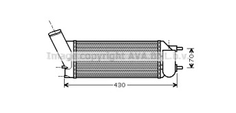 Теплообменник AVA QUALITY COOLING PEA4335