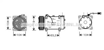 Компрессор AVA QUALITY COOLING PEK225