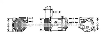 Компрессор AVA QUALITY COOLING PEK326