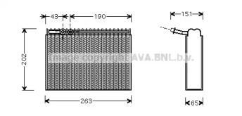 Испаритель AVA QUALITY COOLING PEV062