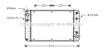 Теплообменник AVA QUALITY COOLING PR2005