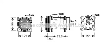 Компрессор AVA QUALITY COOLING REAK072