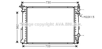 Теплообменник AVA QUALITY COOLING RT2259