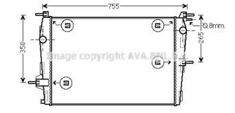 Теплообменник AVA QUALITY COOLING RT2573