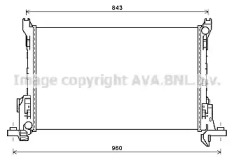 Теплообменник AVA QUALITY COOLING RT2624