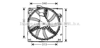 Вентилятор AVA QUALITY COOLING RT7526