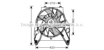 Вентилятор AVA QUALITY COOLING RT7543