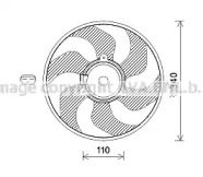 Вентилятор AVA QUALITY COOLING RT7567