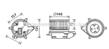 Электродвигатель AVA QUALITY COOLING RT8514