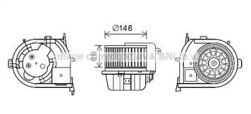 Электродвигатель AVA QUALITY COOLING RT8592