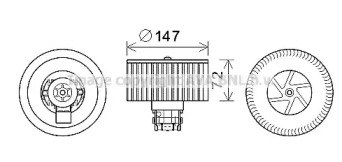 Электродвигатель AVA QUALITY COOLING RT8598