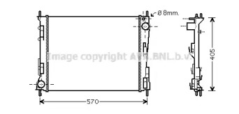 Теплообменник AVA QUALITY COOLING RTA2374