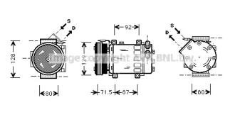 Компрессор AVA QUALITY COOLING RTAK281