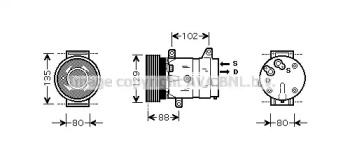 Компрессор AVA QUALITY COOLING RTAK367